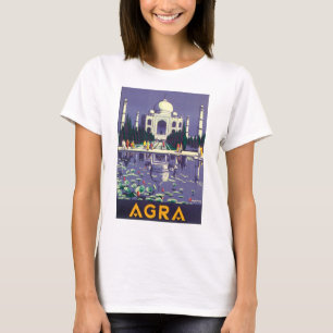 Agra Vintage Travel Poster T-shirt