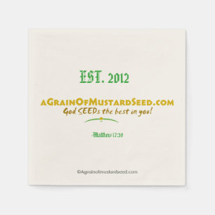Agrainofmustardseed.com EST 2012 Servet