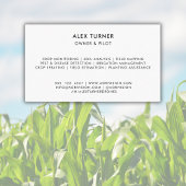 Agrarische Drone Business QR Code Fotosjabloon Visitekaartje