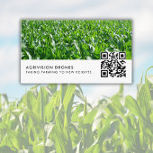 Agrarische Drone Business QR Code Fotosjabloon Visitekaartje