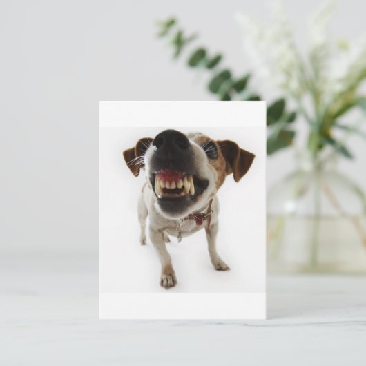 agressief briefkaart (Staand voorkant)