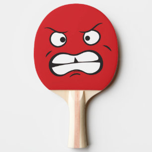 Agressief eng intens tafeltennisbatje