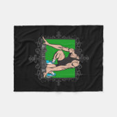 Agressief spoor en veld fleece deken (Voorkant (Horizontaal))