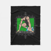 Agressief spoor en veld fleece deken (Voorkant)