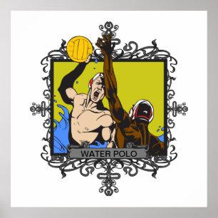 Agressief waterpoo poster