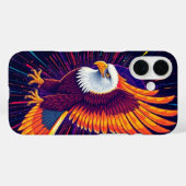 Agressieve adelaar in levendige kleuren - Bold Mob Case-Mate iPhone Case (Achterkant (horizontaal))