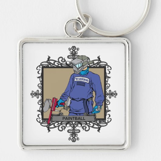 Agressieve afschilderval sleutelhanger (Voorkant)