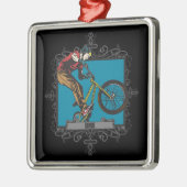 Agressieve BMX Metalen Ornament (Links)