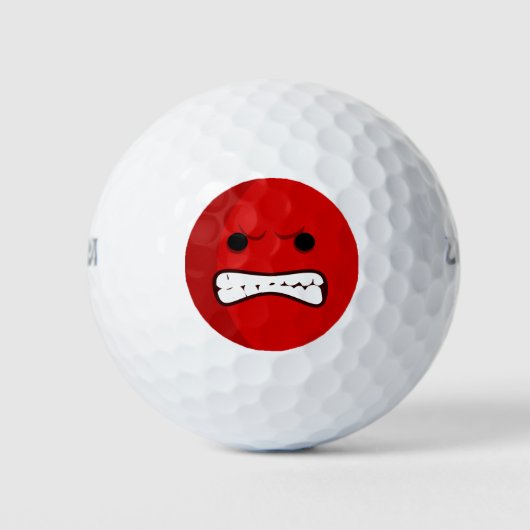 Agressieve golfbal golfballen (Voorkant)