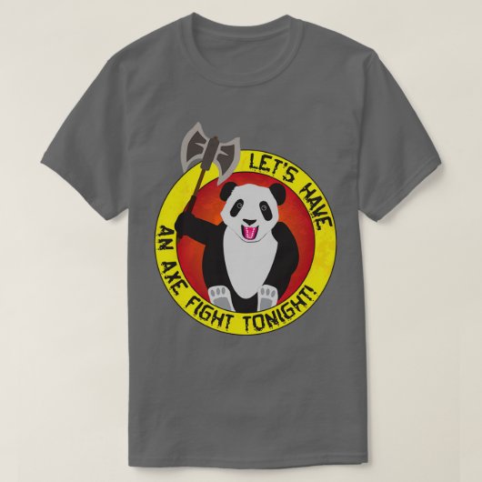 Agressieve Panda Classic TShirt (Design voorkant)