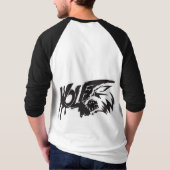 Agressieve Scorpion een honkbal T-shirt (Achterkant)