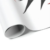 Agressieve Scorpion Logo met de naam "RAHI" Cadeaupapier (Rol Hoek)