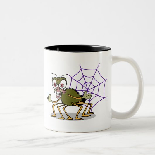 Agressieve spin tweekleurige koffiemok (Rechts)