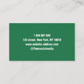 Agriculture Farmer Boerderij Logo Visitekaartje (Achterkant)