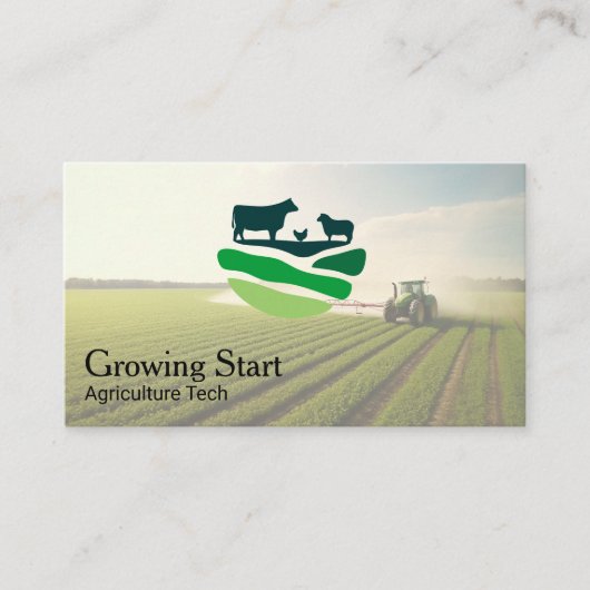 Agriculture | Farmer | Tractor Visitekaartje (Voorkant)