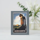 Agrigento  Italiaans reisbureau Briefkaart (Staand voorkant)