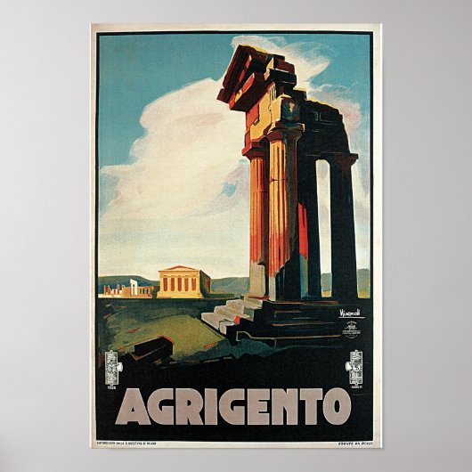 Agrigento Poster (Voorkant)