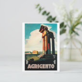 Agrigento ruins, Sicilië, Italië Briefkaart (Staand voorkant)