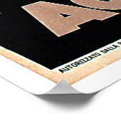 Agrigento Sicilië - Reiskunst Poster (Hoek)