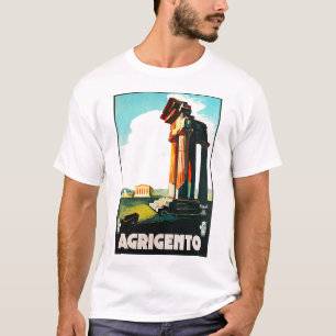Agrigento Vintage Travel Advertisement T-shirt