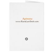 Agrimony Notecard (Achterkant)