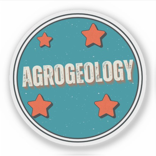 Agrogeologie Sticker (Voorkant)