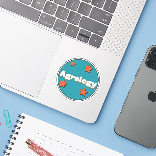 Agrologie Sticker (Laptop met iPhone)