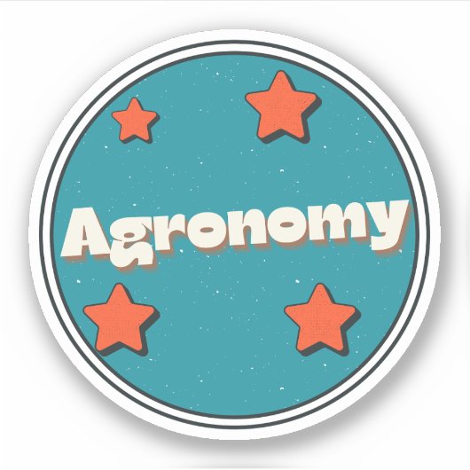 Agronomie Sticker (Voorkant)