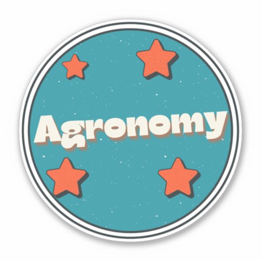 Agronomie Sticker (Voorkant)