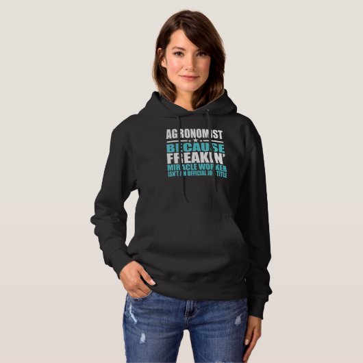 Agronomist  For Coworker Hoodie (Voorkant volledig)