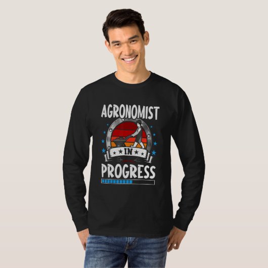 Agronomist In Progress Trainee Student T-shirt (Voorkant volledig)