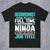 Agronoom Beroepsnaam Professioneel Grappige Agrono T-shirt