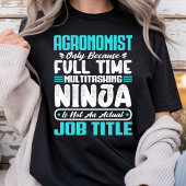 Agronoom Beroepsnaam Professioneel Grappige Agrono T-shirt