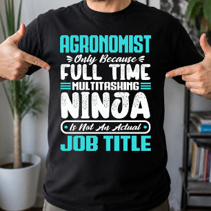 Agronoom Beroepsnaam Professioneel Grappige Agrono T-shirt