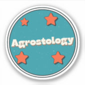 Agrostologie Sticker (Voorkant)