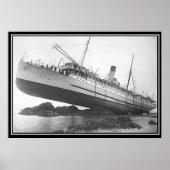 Aground Photo Poster Ship Run (Voorkant)