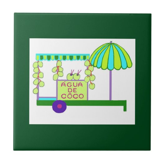 Agua de Coco Tile Tegeltje (Voorkant)