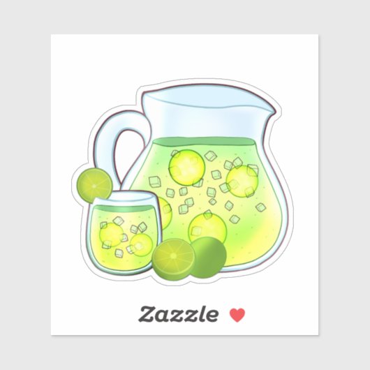 Agua de Limon Y Pepino Sticker (Vel)