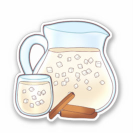 Agua de Orchata de Arroz Sticker