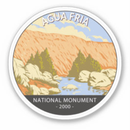 Agua Fria National Monument Badger Springs Canyon Sticker