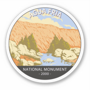 Agua Fria National Monument Badger Springs Canyon Sticker