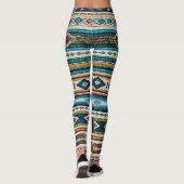 "AGUA" - OP MAAT GEDRUKTE LEGGINGS (Achterkant)