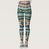 "AGUA" - OP MAAT GEDRUKTE LEGGINGS (Voorkant)