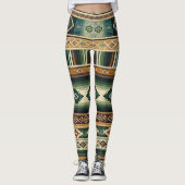 “AGUACATE” HISPANIC-HERITAGE ACTIVEWEAR LEGGINGS (Voorkant)