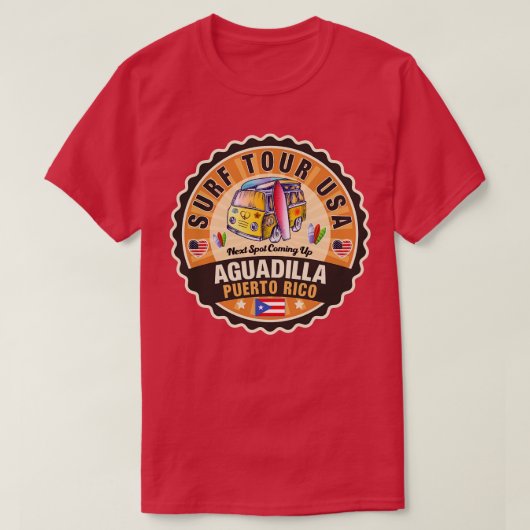 Aguadilla Puerto Rico T-shirt (Design voorkant)