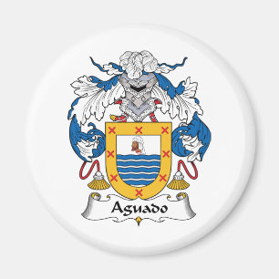 Aguado Family Crest Magneet