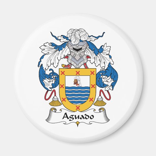 Aguado Family Crest Magneet (Voorkant)