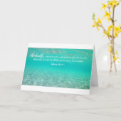 Aguas Antiguas Tarjeta Salmos 148:4-5 Kaart (Gele Bloem)