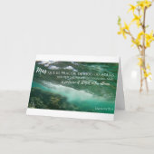 Aguas Antiguas Tarjeta Salmos 93:4 Kaart (Gele Bloem)