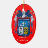 Aguascalientes*, Mexicaanse kerstversiering Keramisch Ornament (Links)